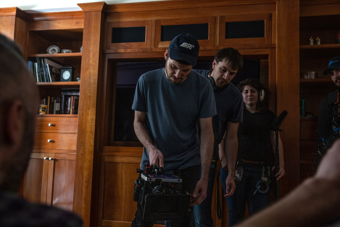 Jon Betz and Brian Newell filming Hide or Seek